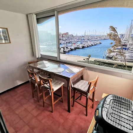 Les Voiliers - 2 Pieces 4 Couchages Port Mae-3084 * Leucate
